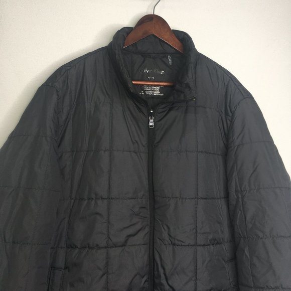 Calvin Klein Black Puffer Jacket Sz XL - Picture 3 of 10